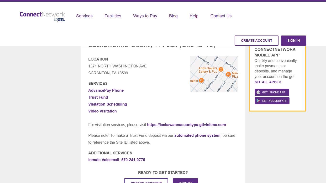 Lackawanna County PA-Jail | ConnectNetwork